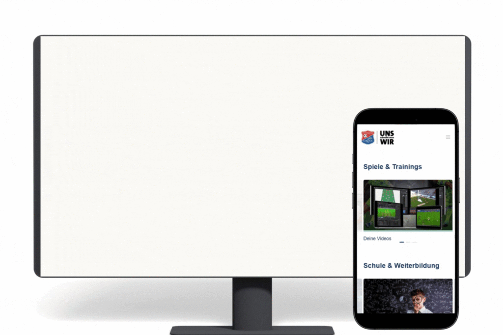 Mockup Vereinscampus